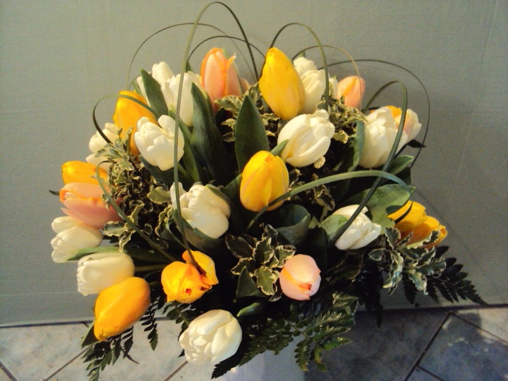 Foto Bouquet di tulipani